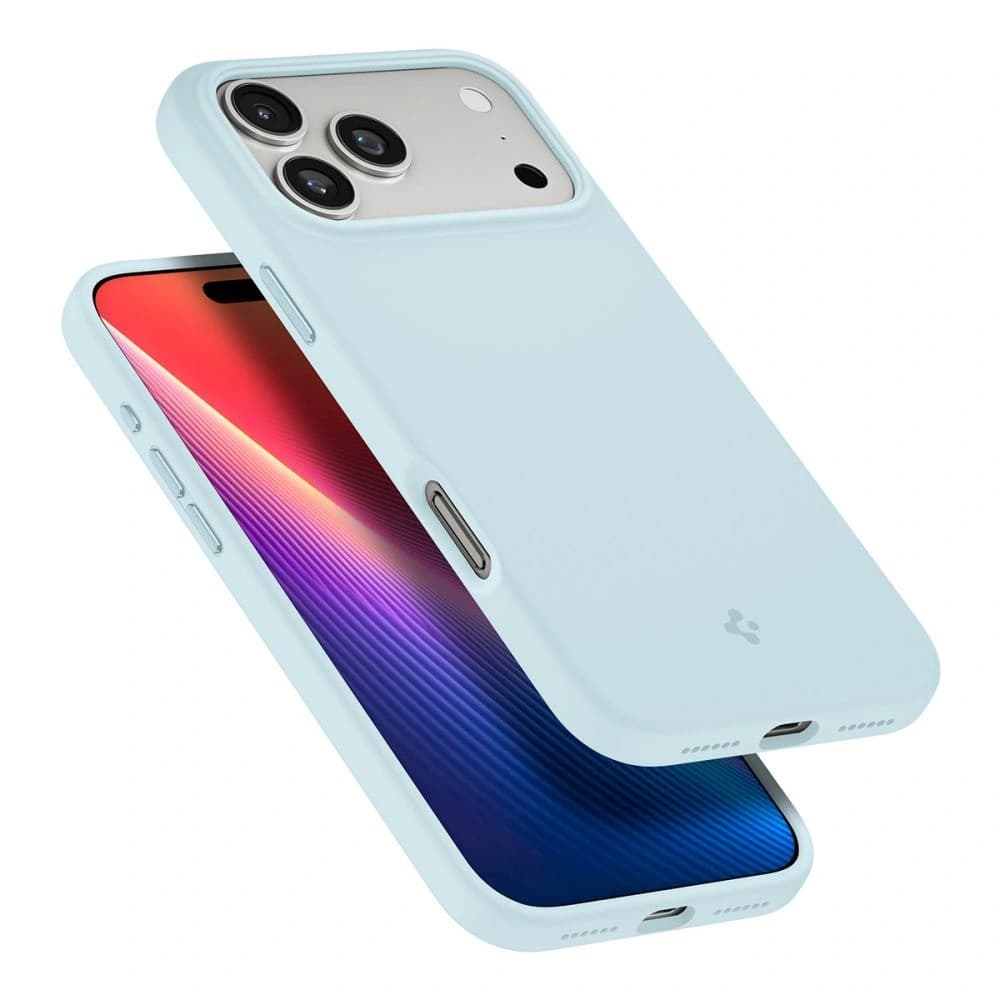 Spigen Silicone Fit Mag MagSafe Apple iPhone 17 Pro Max Mute Blue - 8