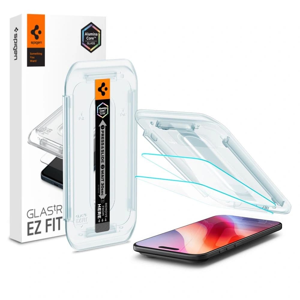 Spigen Glas.tr ez Fit Apple iPhone Air Clear [2 PACK] - 1