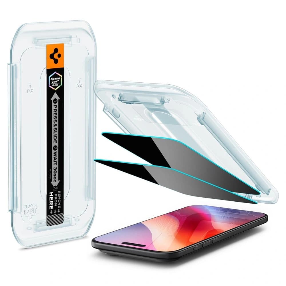 Spigen Glas.tr ez Fit Apple iPhone Air Privacy [2 PACK] - 2