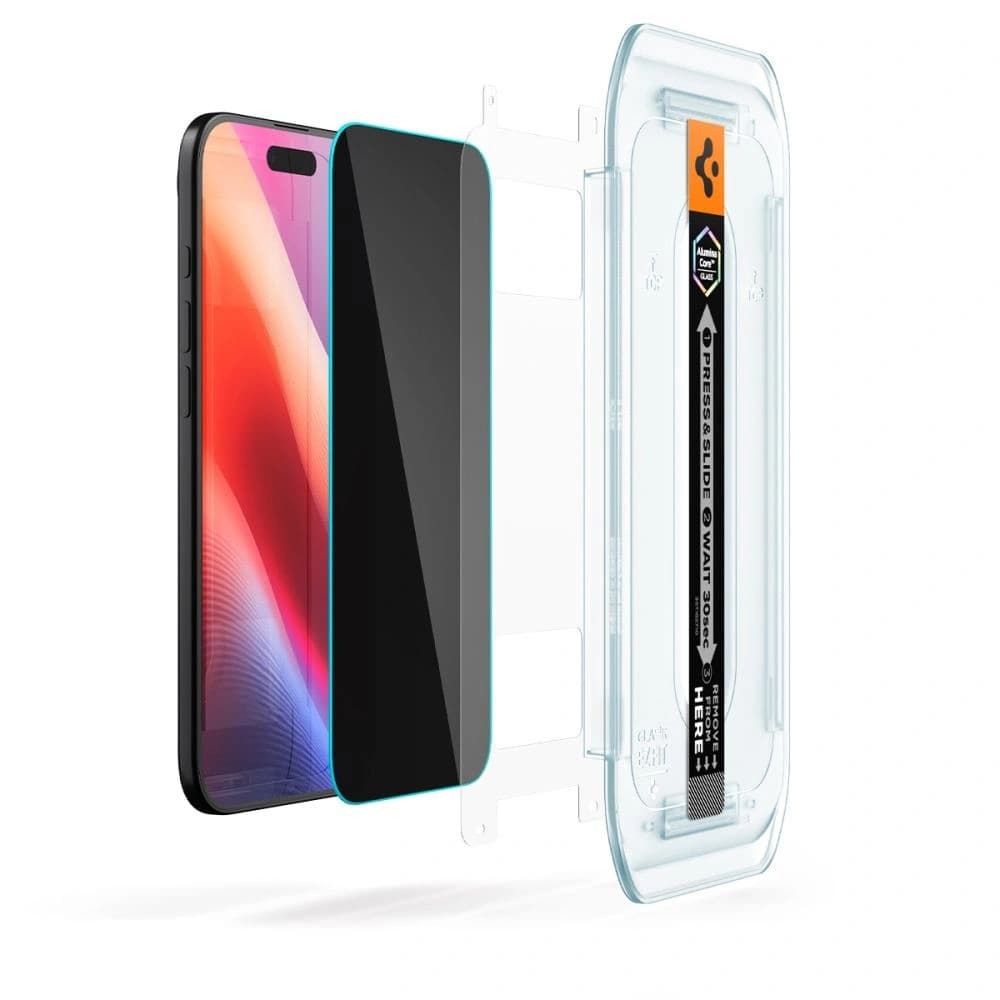 Spigen Glas.tr ez Fit Apple iPhone Air Privacy [2 PACK] - 7