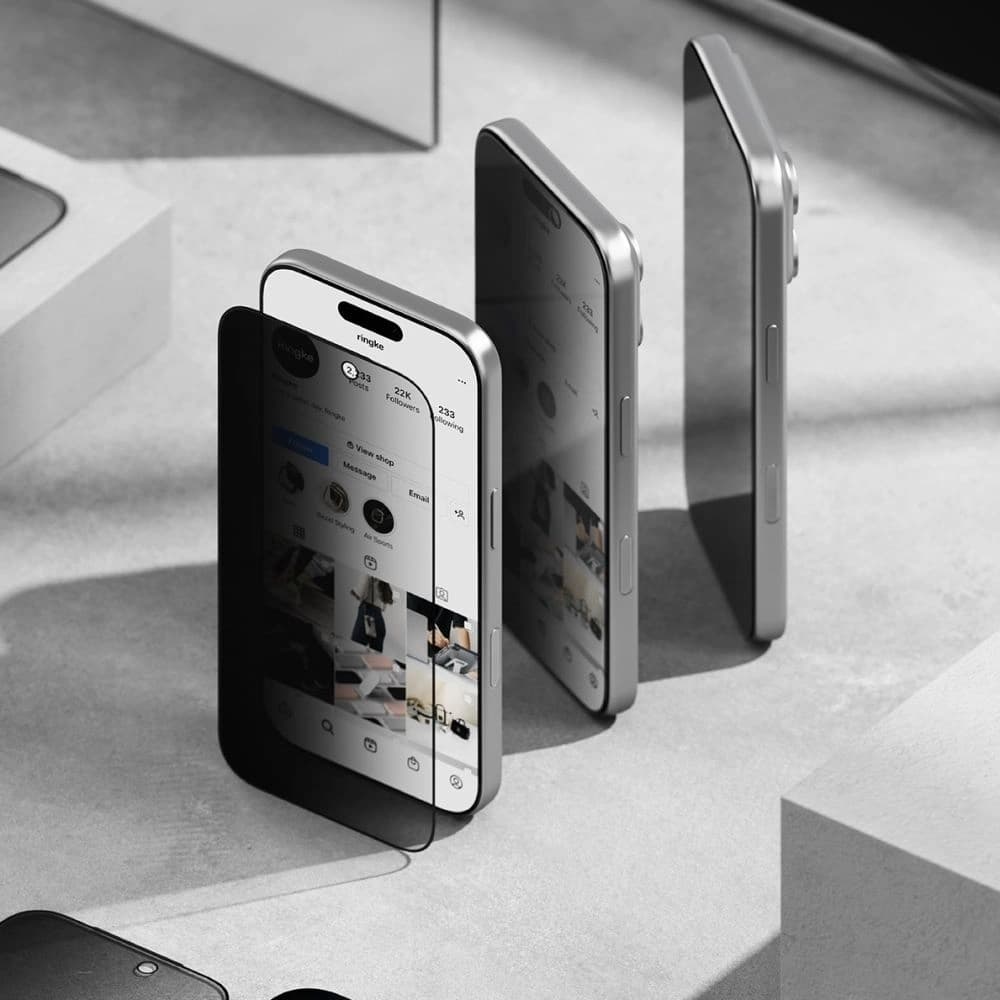 Ringke Easy Slide Apple iPhone 17 Pro Datenschutz [2 PACK] - 3