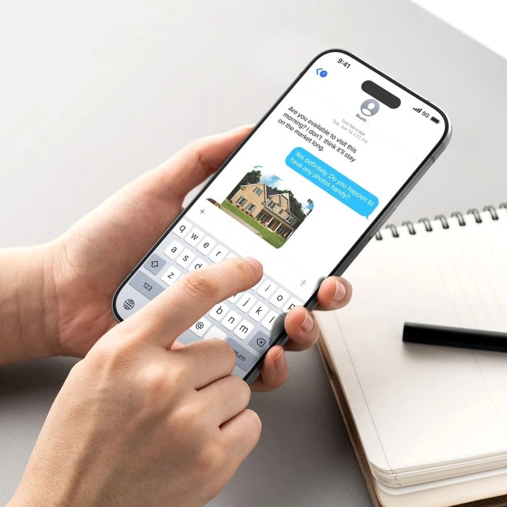 Ringke Easy Slide Apple iPhone Air Black [2 PACK] - 5