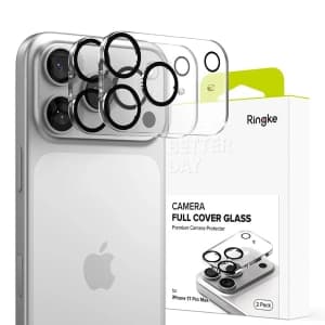 Ringke Camera Full Cover Apple iPhone 17 Pro Max Black [2 PACK]