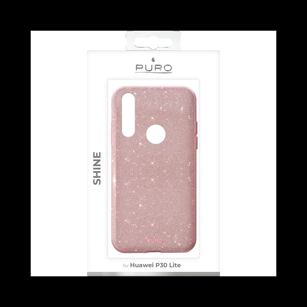 PURO Glitter Shine Cover Huawei P30 Lite (Rose Gold) - 2