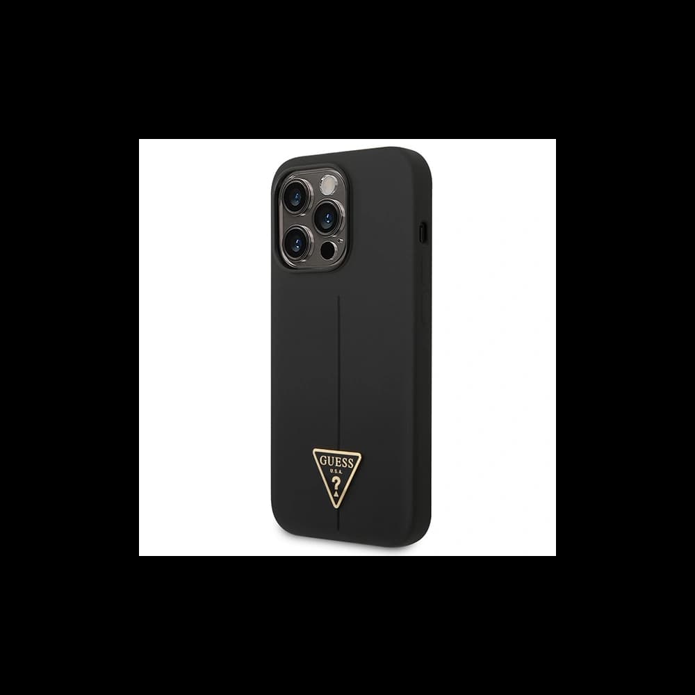 [CR] Case Guess GUHCP14XSLTGK Apple iPhone 14 Pro Max schwarz/black Hardcase Silikon Triangle - 2