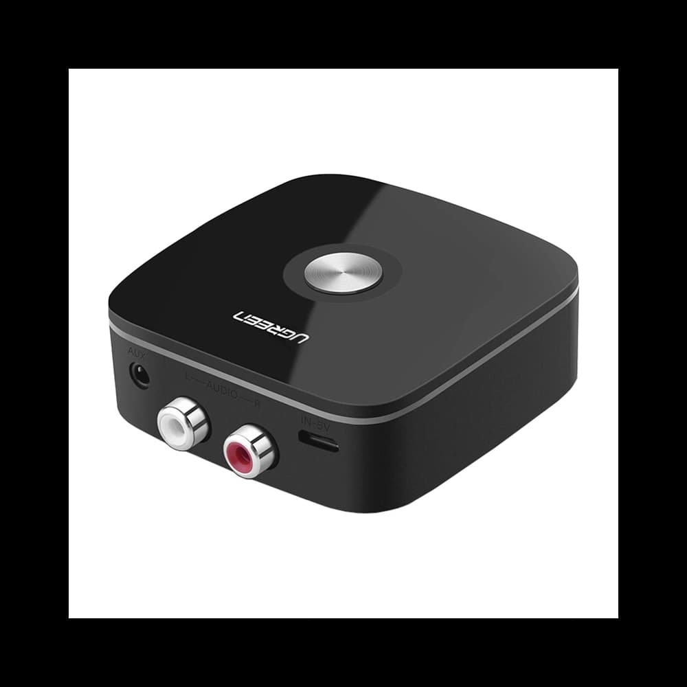 UGREEN CM106 Bluetooth 5.1 Adapter / Empfänger 2xRCA, 3.5mm Klinke, aptX HD, USB-C Schwarz - 1