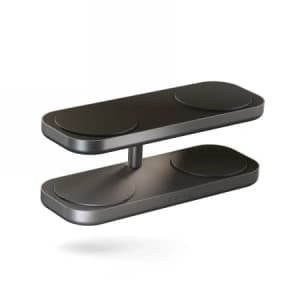 ZENS Quattro Wireless Charger Pro 4 Qi2 für vier Geräte (4x15W) kompatibel mit MagSafe schwarz