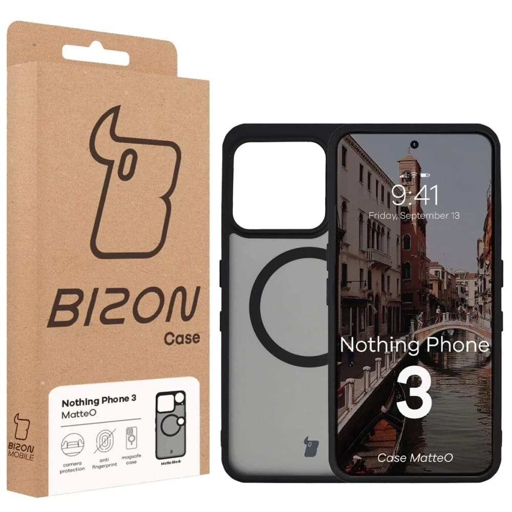 Bizon Case MatteO Magnetic Nothing Phone (3) smoky black - 7