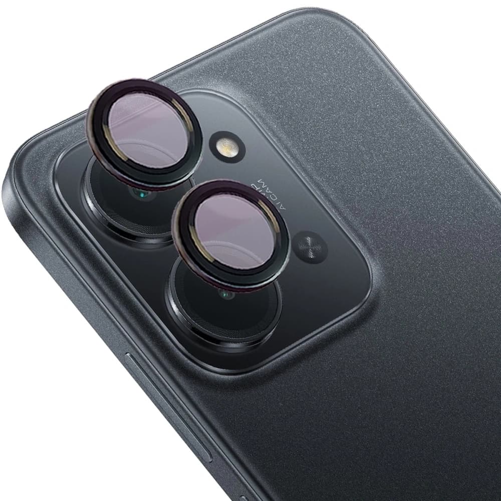 Bizon Glass Snap Lens Xiaomi Redmi 15C 4G black frame - 1