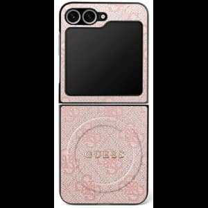 Etui Guess 4G Classic MagSafe do Samsung Galaxy Z Flip7 różowy