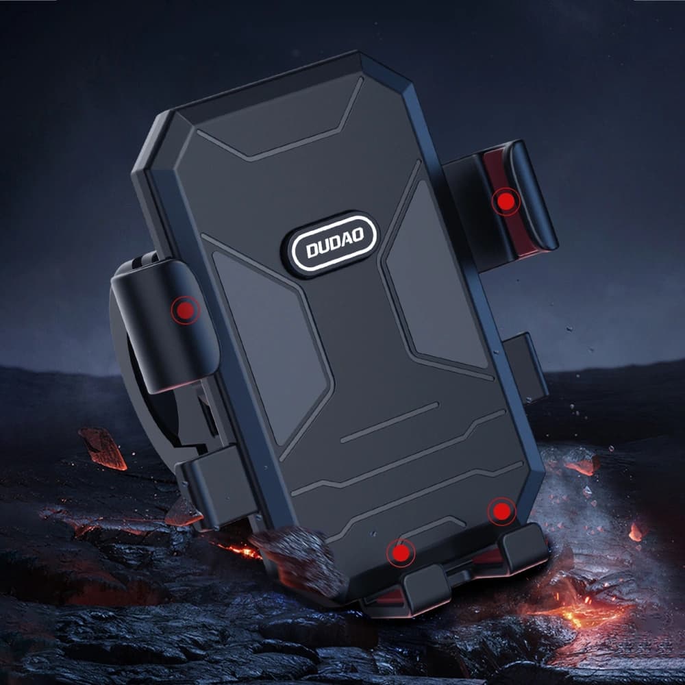 Uchwyt rowerowy / motocyklowy do telefonu DUDAO F7C+ czarny - 8