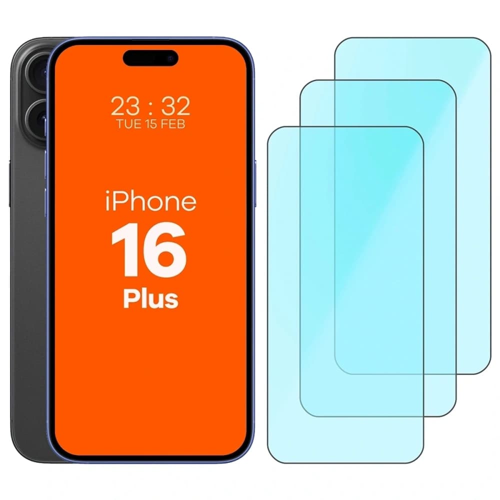 Bizon Smart 2.5D Glas Apple iPhone 16 Plus [3 PACK] - 1