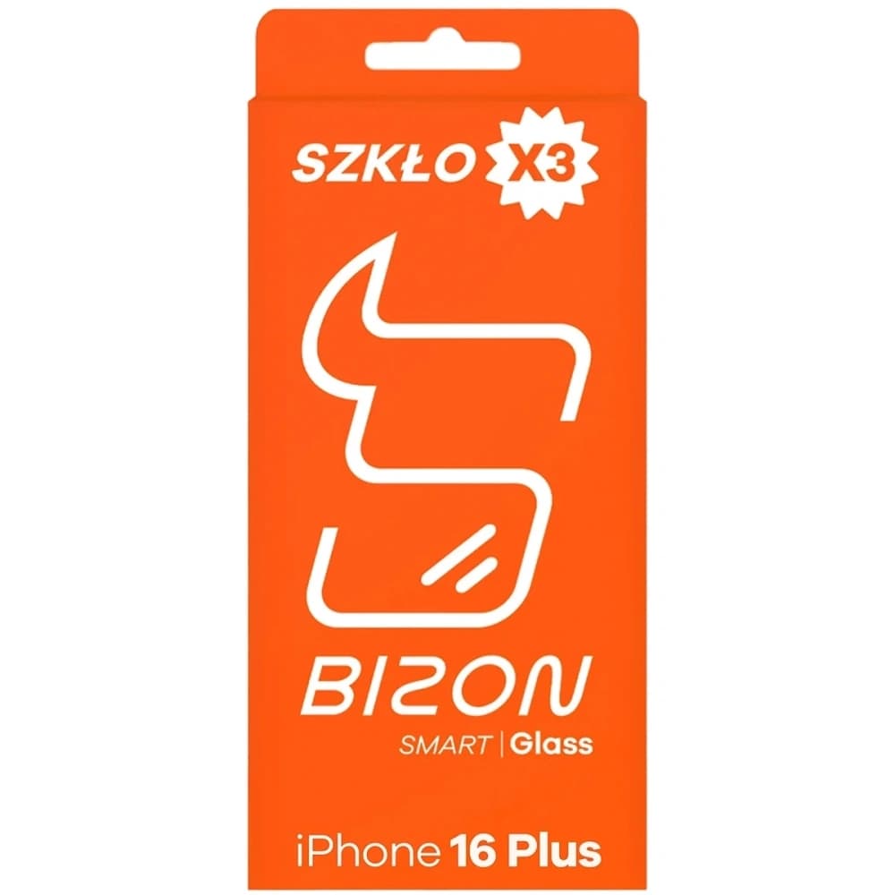 Bizon Smart 2.5D Glas Apple iPhone 16 Plus [3 PACK] - 4