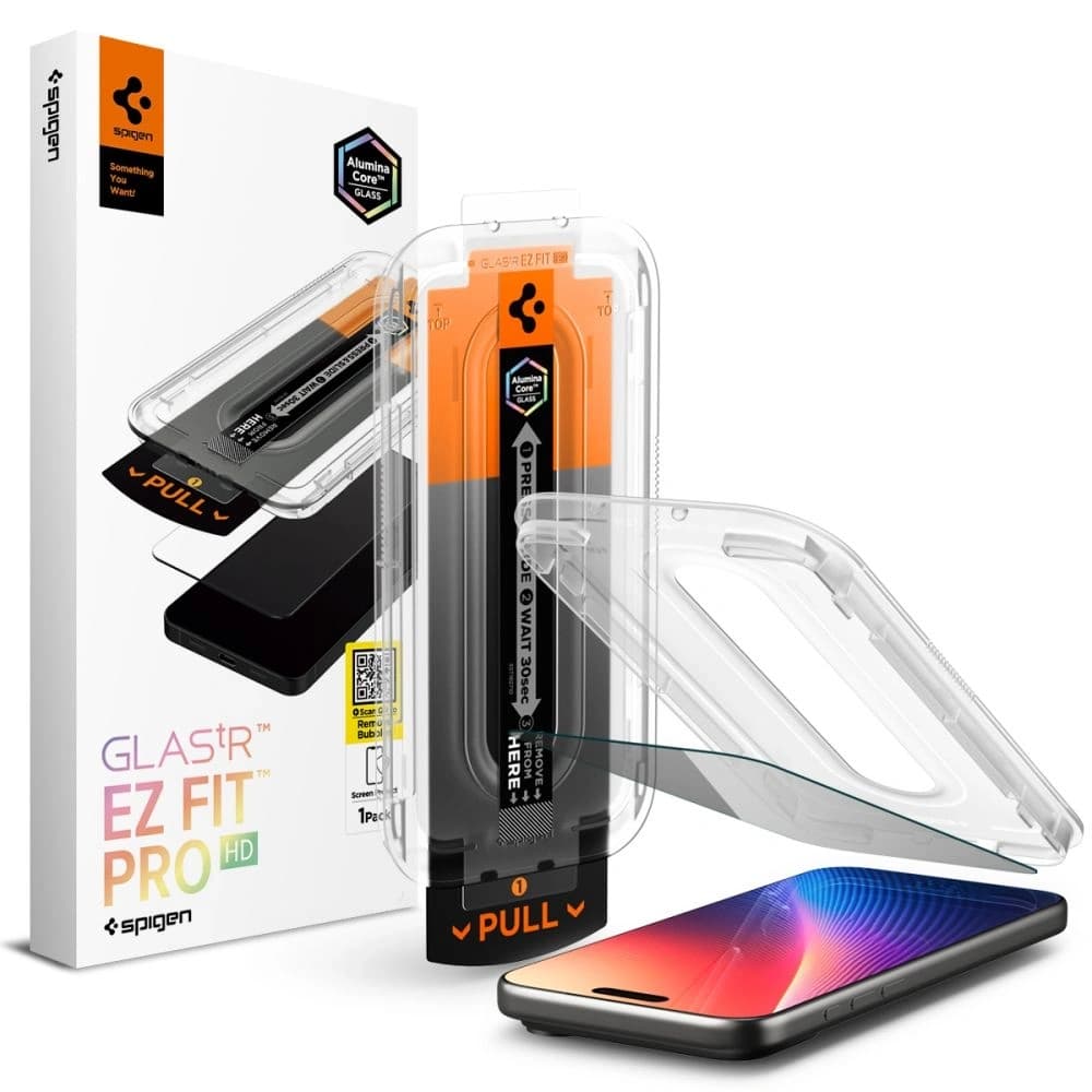 Spigen Glas.tr ez Fit Pro Apple iPhone 16 Pro / 17 / 17 Pro Datenschutz - 1