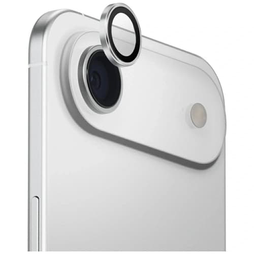 UNIQ Optix Aluminium Camera Lens Protector Apple iPhone Air with an applicator silver