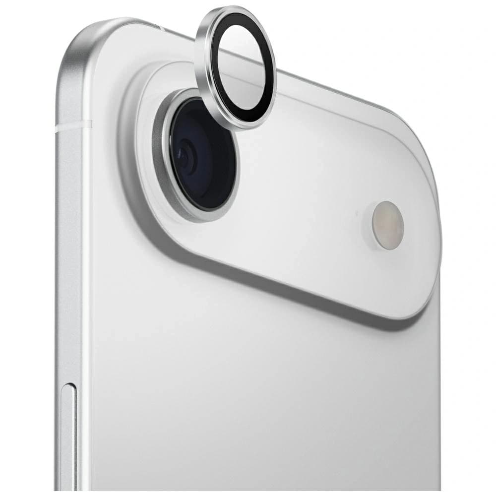 UNIQ Optix Aluminium Camera Lens Protector Apple iPhone Air with an applicator silver - 1