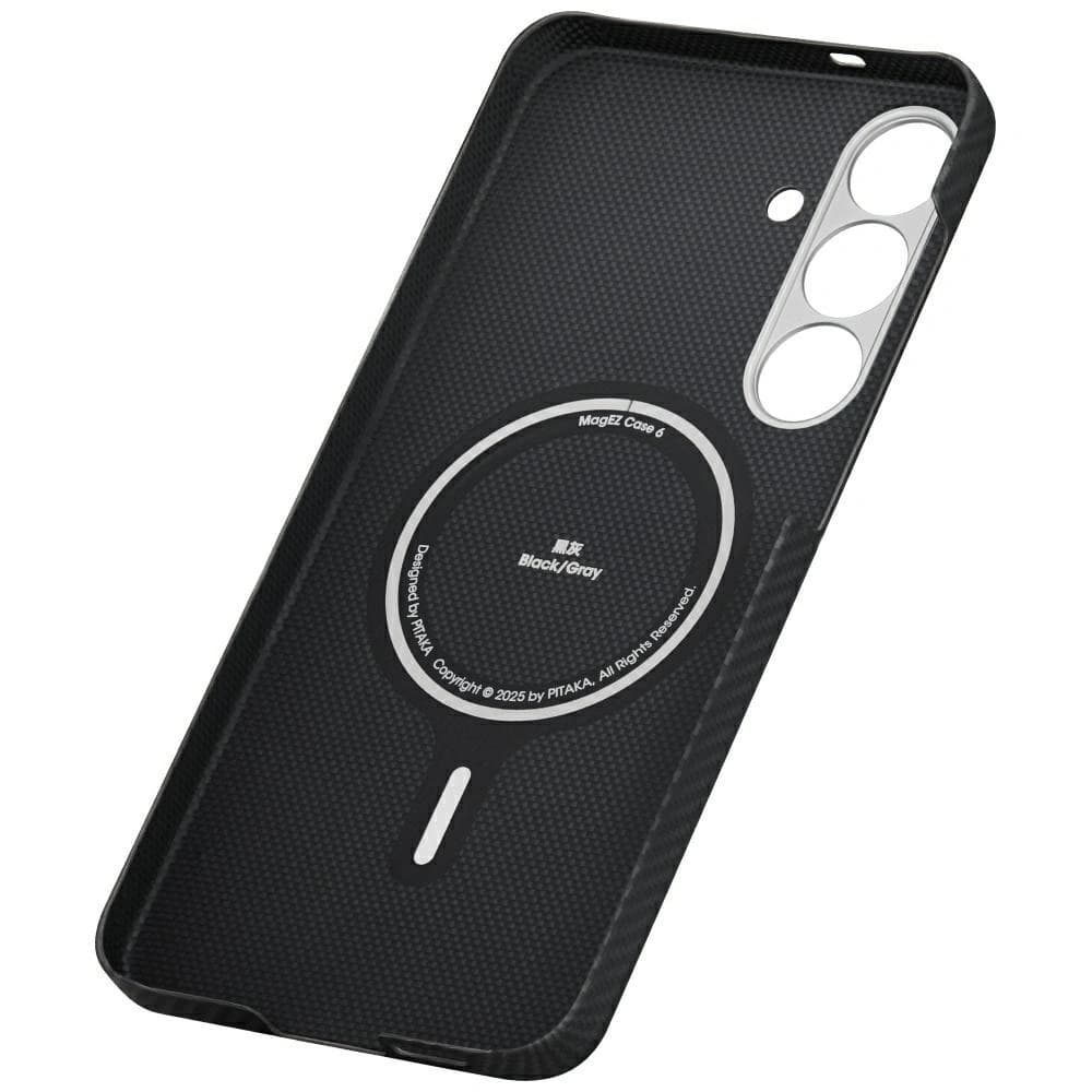 PITAKA Ultra-Dünn MagSafe Samsung Galaxy S25 schwarz grau - 10