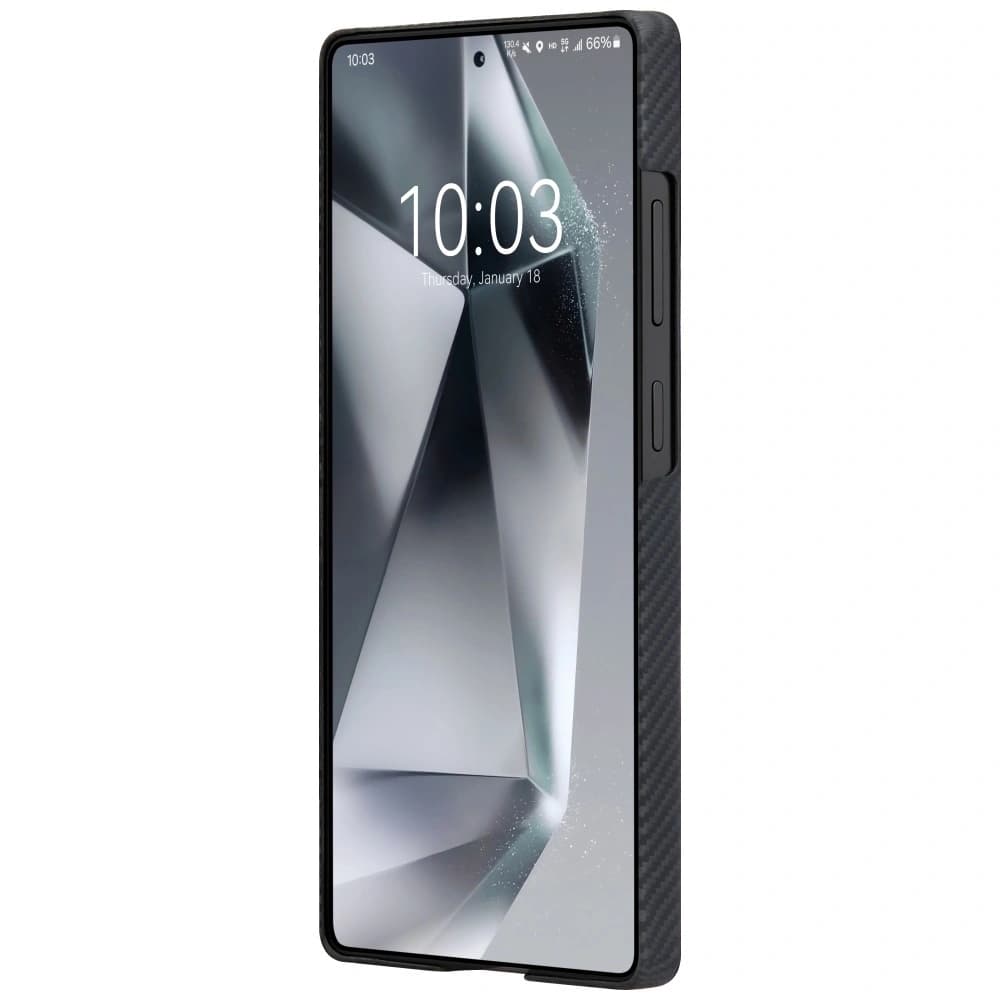 PITAKA Ultra-Dünn MagSafe Samsung Galaxy S25 Ultra schwarz grau - 6