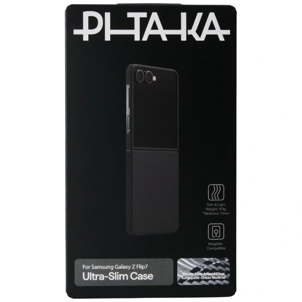 PITAKA Ultra-Slim MagSafe Samsung Galaxy Z Flip7 black grey - 7