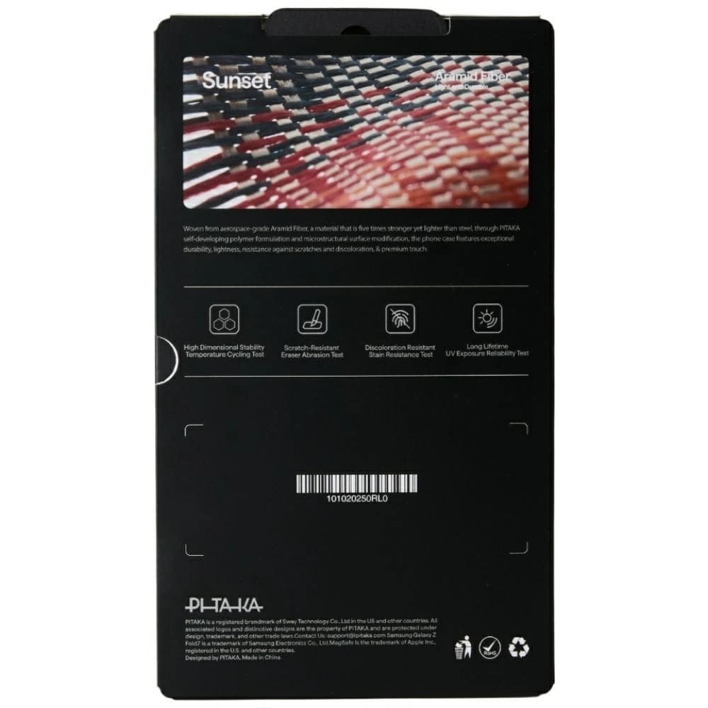 PITAKA Ultra-Dünn MagSafe Samsung Galaxy Z Fold7 Sonnenuntergang - 7