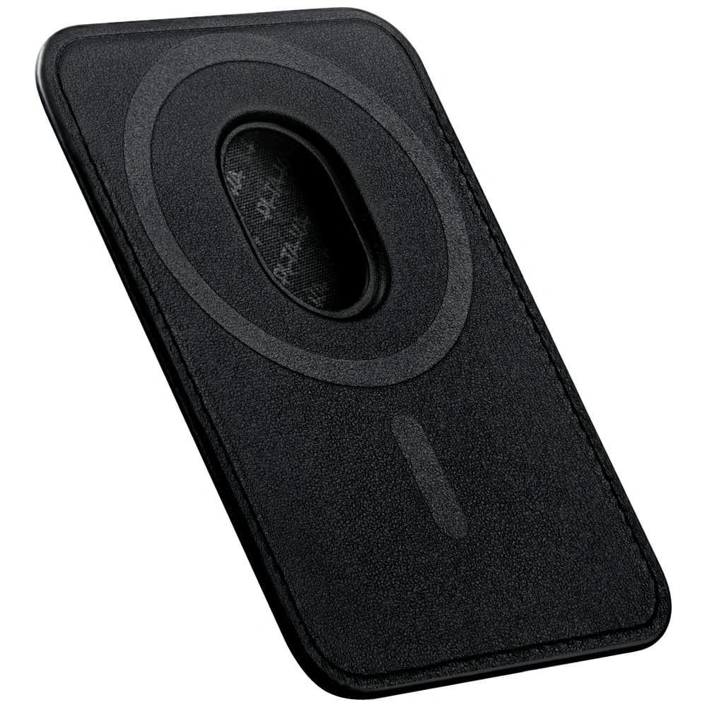 PITAKA Woven Magnetic Wallet MagSafe black grey - 5