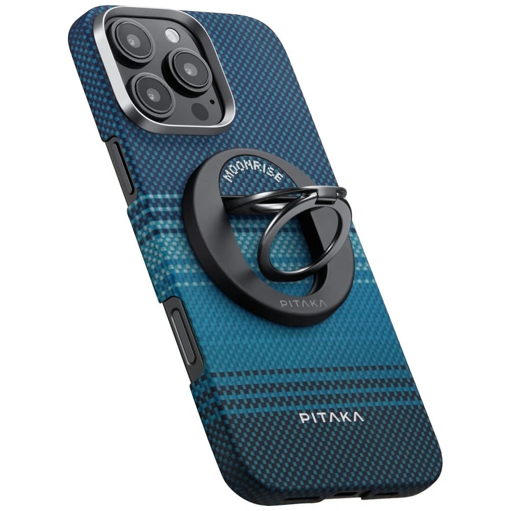 PITAKA MagEZ Grip 3 MagSafe Magnetischer Fingerhalter mit Ständerfunktion Moonrise - 7