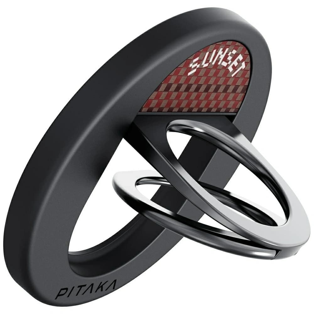 Uchwyt magnetyczny na palec PITAKA MagEZ Grip 3 MagSafe z funkcją podstawki sunset - 6