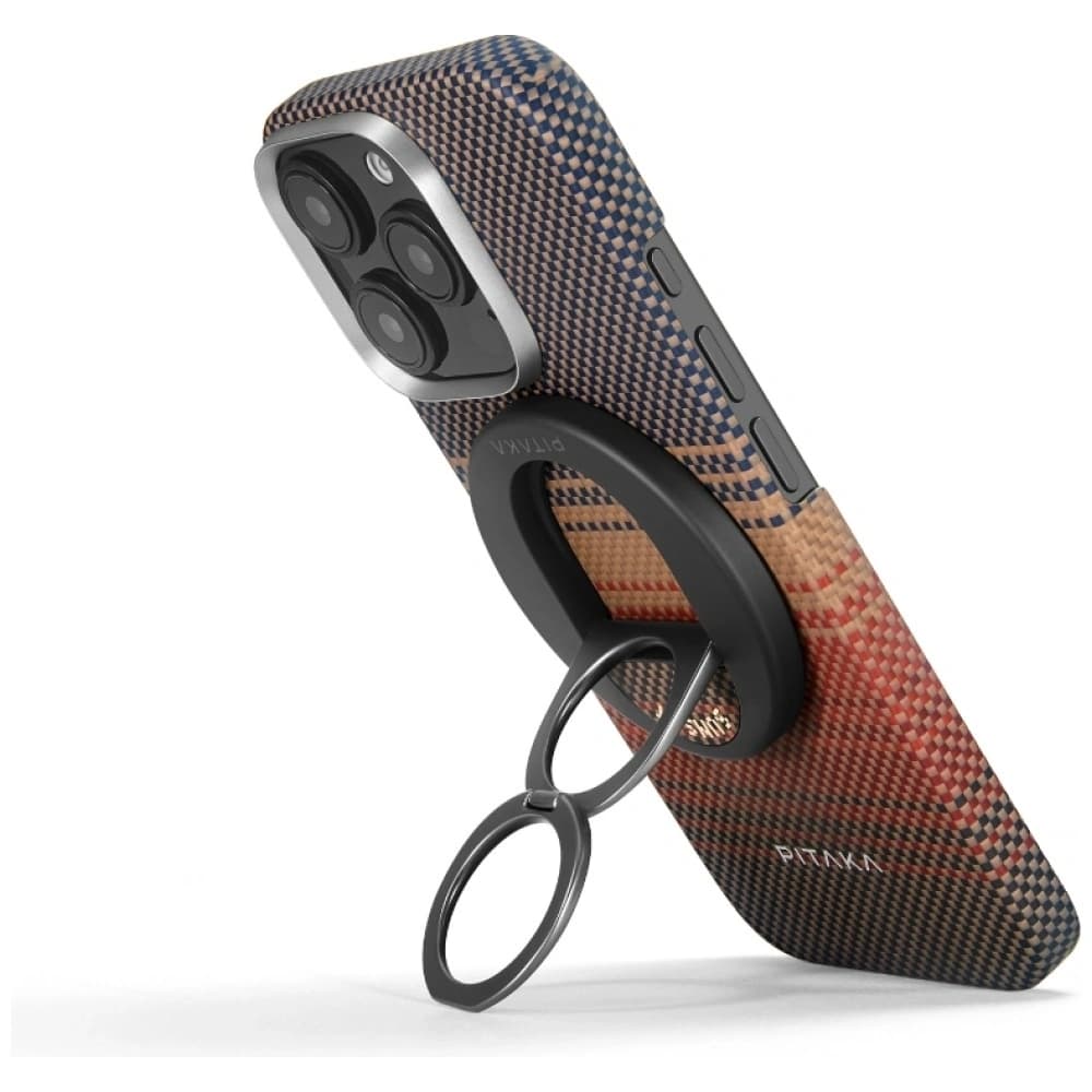 Uchwyt magnetyczny na palec PITAKA MagEZ Grip 3 MagSafe z funkcją podstawki sunset - 10