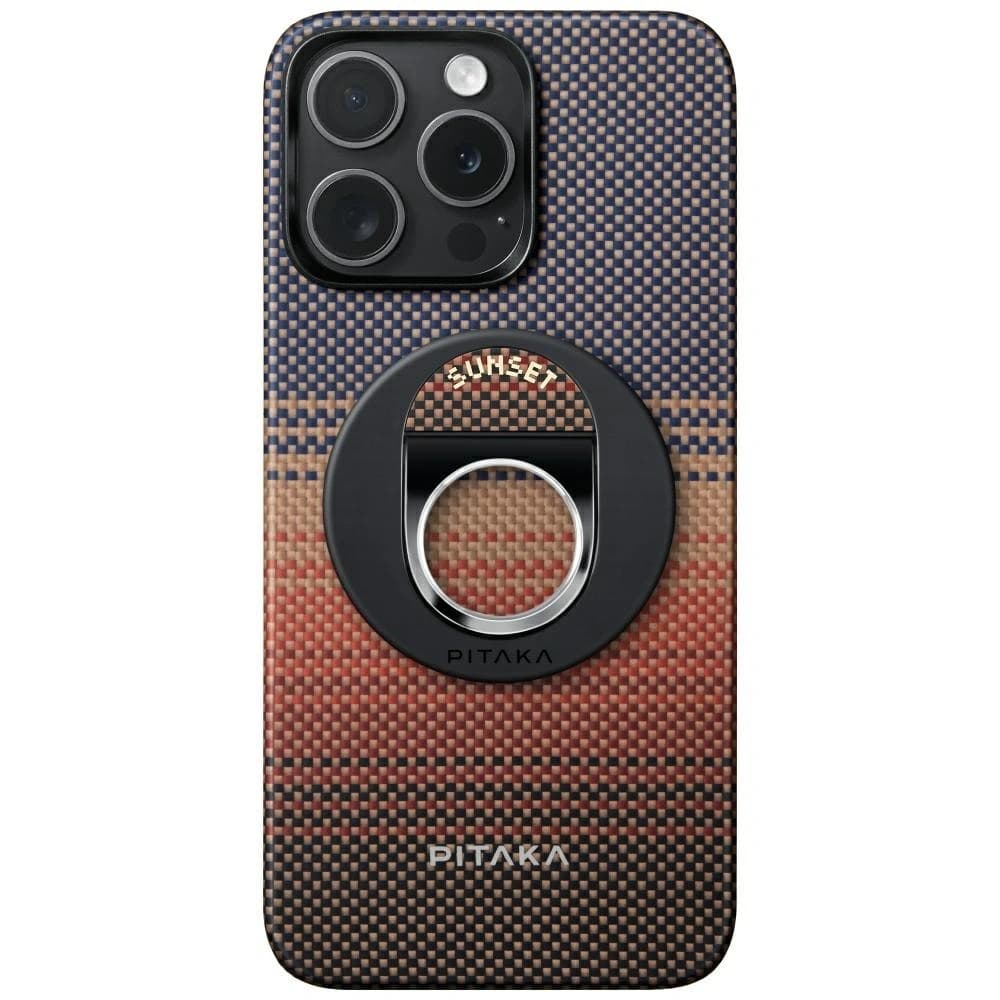 Uchwyt magnetyczny na palec PITAKA MagEZ Grip 3 MagSafe z funkcją podstawki sunset - 11