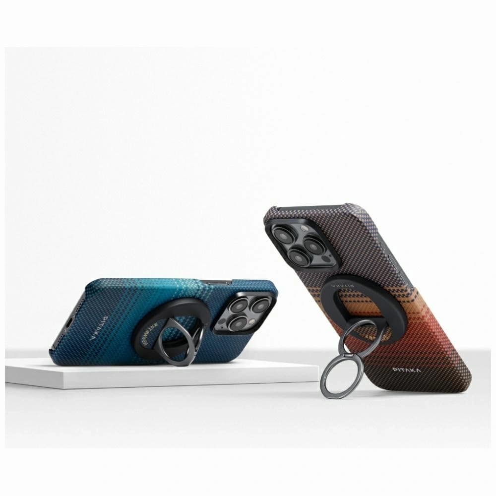 Uchwyt magnetyczny na palec PITAKA MagEZ Grip 3 MagSafe z funkcją podstawki sunset - 14