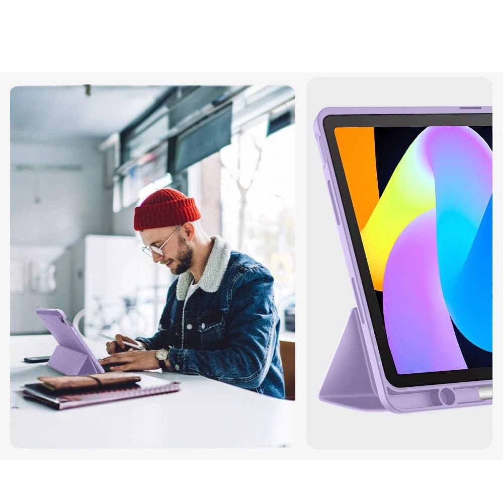 Tech-Protect SmartCase Pen Lenovo Idea Tab 11.0 TB-336 Violett - 11