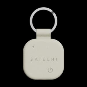 Satechi FindAll Keychain Locator compatible with Apple Find My (sand)