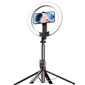 USAMS ZB323 Phone Holder with Light 10-inch 1200mAh 2.3m black