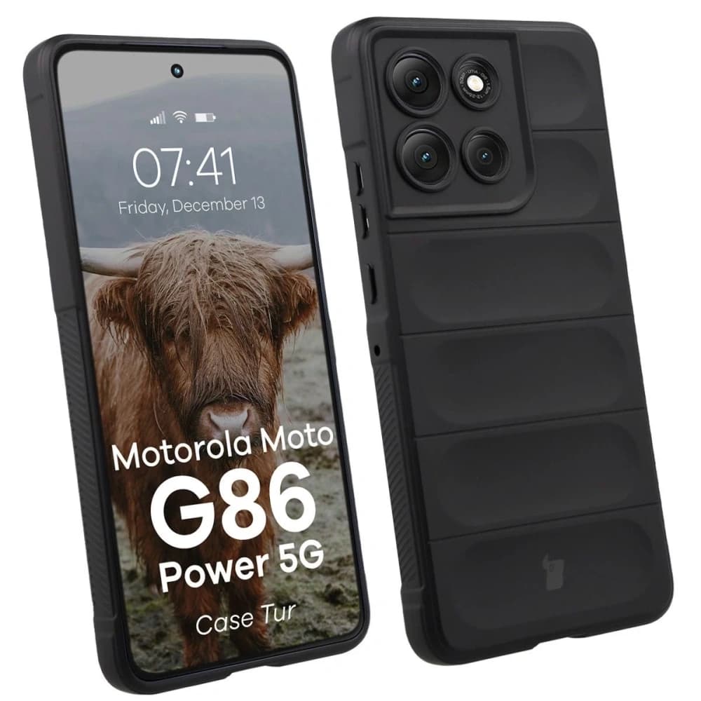 Bizon Case Tur Motorola Moto G86 Power 5G schwarz - 1