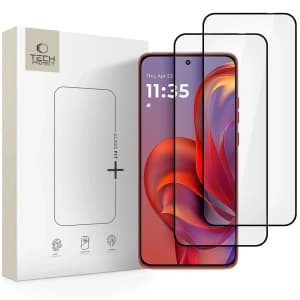 Tech-Protect Glass Fit+ Motorola Edge 50 Neo / 60 Neo Black [2 PACK]