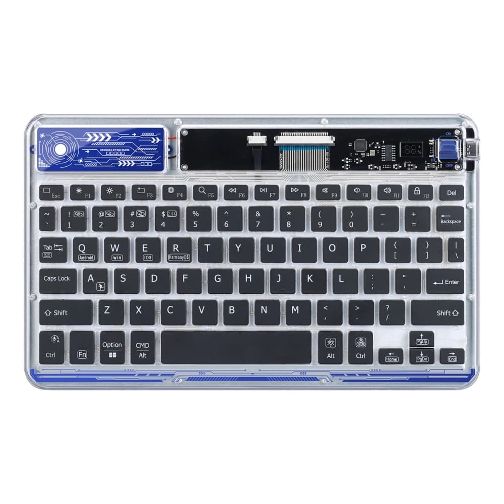 Dux Ducis Keyboard (CK Series) wireless for laptop/tablet/phone transparent - 1