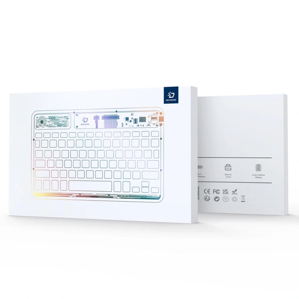 Dux Ducis Keyboard (CK Series) wireless for laptop/tablet/phone transparent - 12