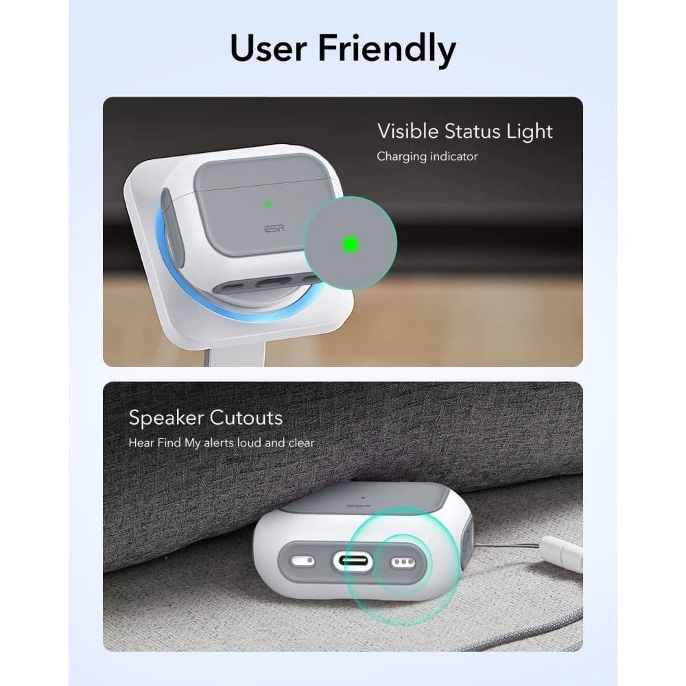 ESR Orbit HaloLock MagSafe Apple AirPods Pro 3 Weiß - 7