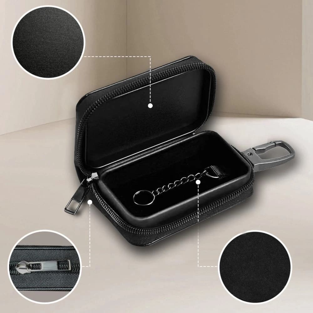 Tech-Protect KLR300 Tasche Schlüssel-los RFID Signal Blocker Hülle Schwarz/schwarz - 3