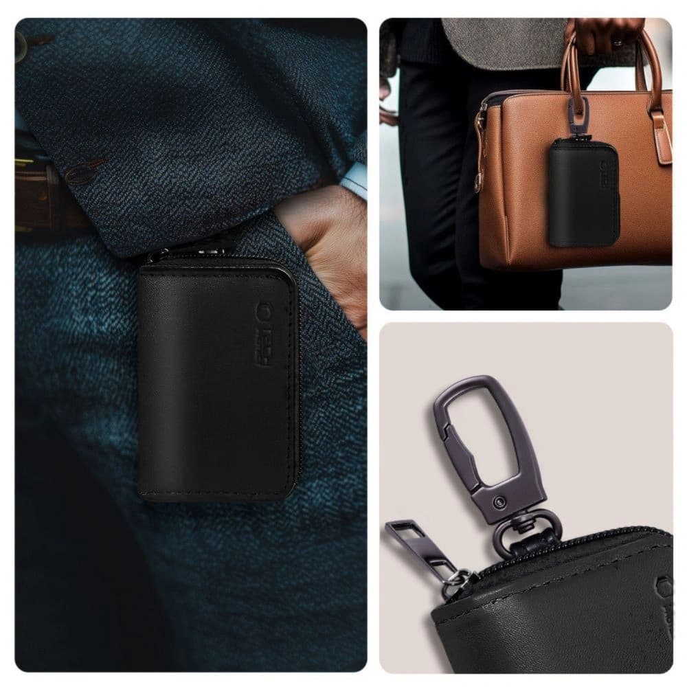 Tech-Protect KLR300 Tasche Schlüssel-los RFID Signal Blocker Hülle Schwarz/schwarz - 6