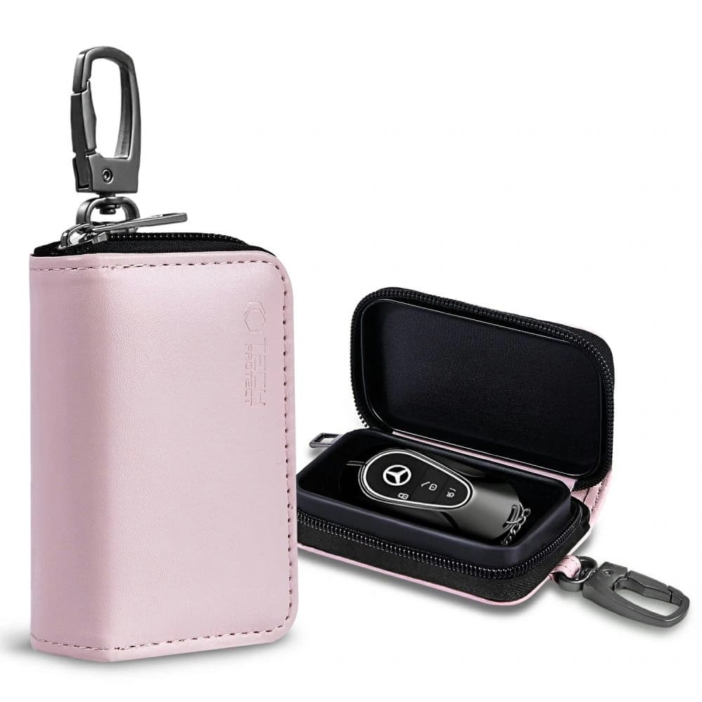 Tech-Protect KLR300 Pouch Keyless RFID Signal Blocker Case Pink - 1