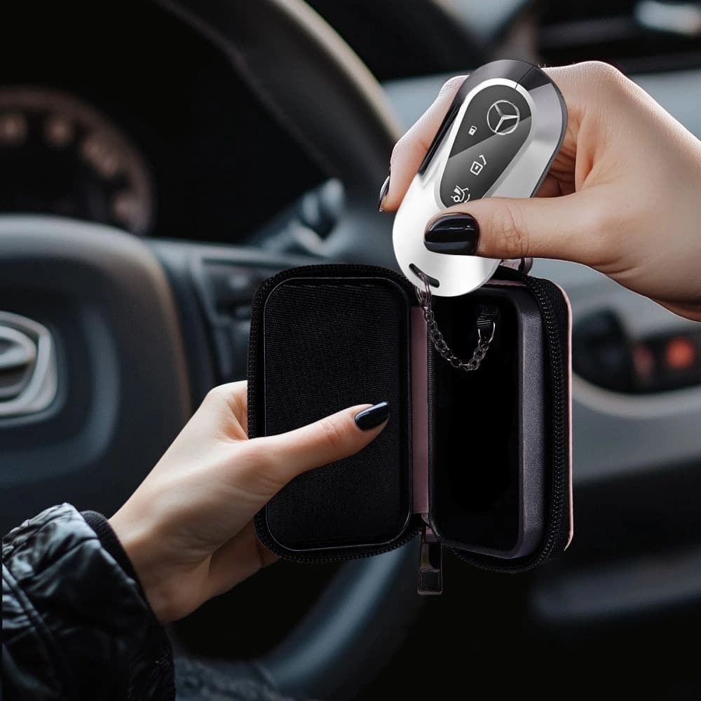 Tech-Protect KLR300 Pouch Keyless RFID Signal Blocker Case Pink - 7