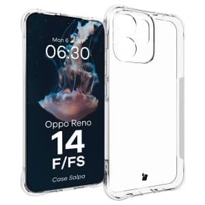 Bizon Case Salpa Oppo Reno 14 F / 14 FS clear