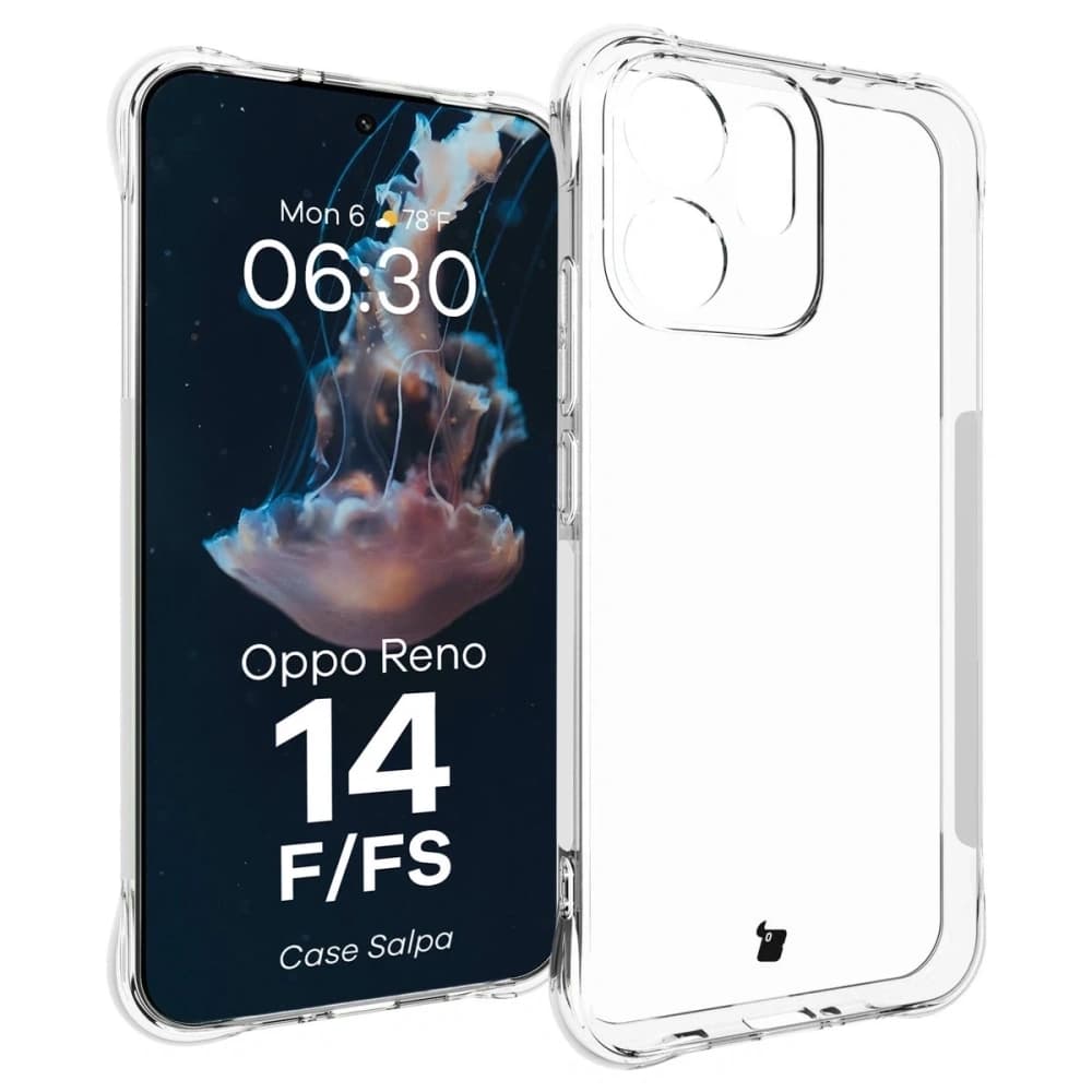 Bizon Case Salpa Oppo Reno 14 F / 14 FS klar - 1