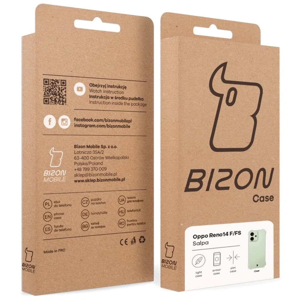 Bizon Case Salpa Oppo Reno 14 F / 14 FS klar - 8