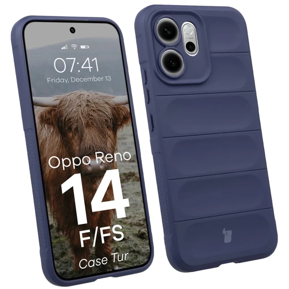Bizon Case Tur Oppo Reno 14 F / 14 FS navy blue - 1