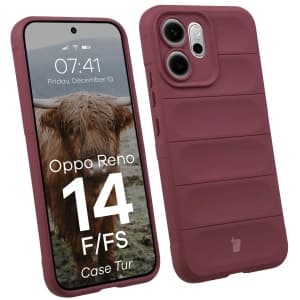 Bizon Case Tur Oppo Reno 14 F / 14 FS burgundy