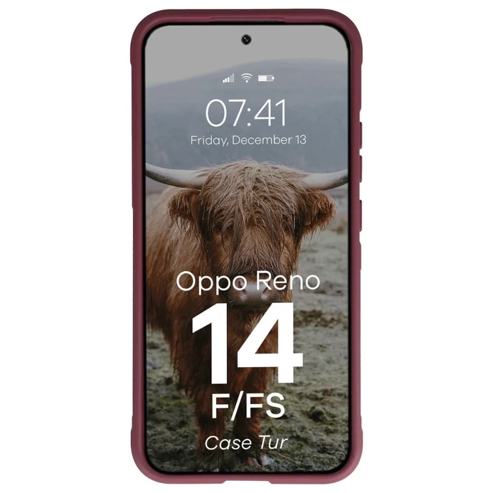 Bizon Case Tur Oppo Reno 14 F / 14 FS bordeaux - 5