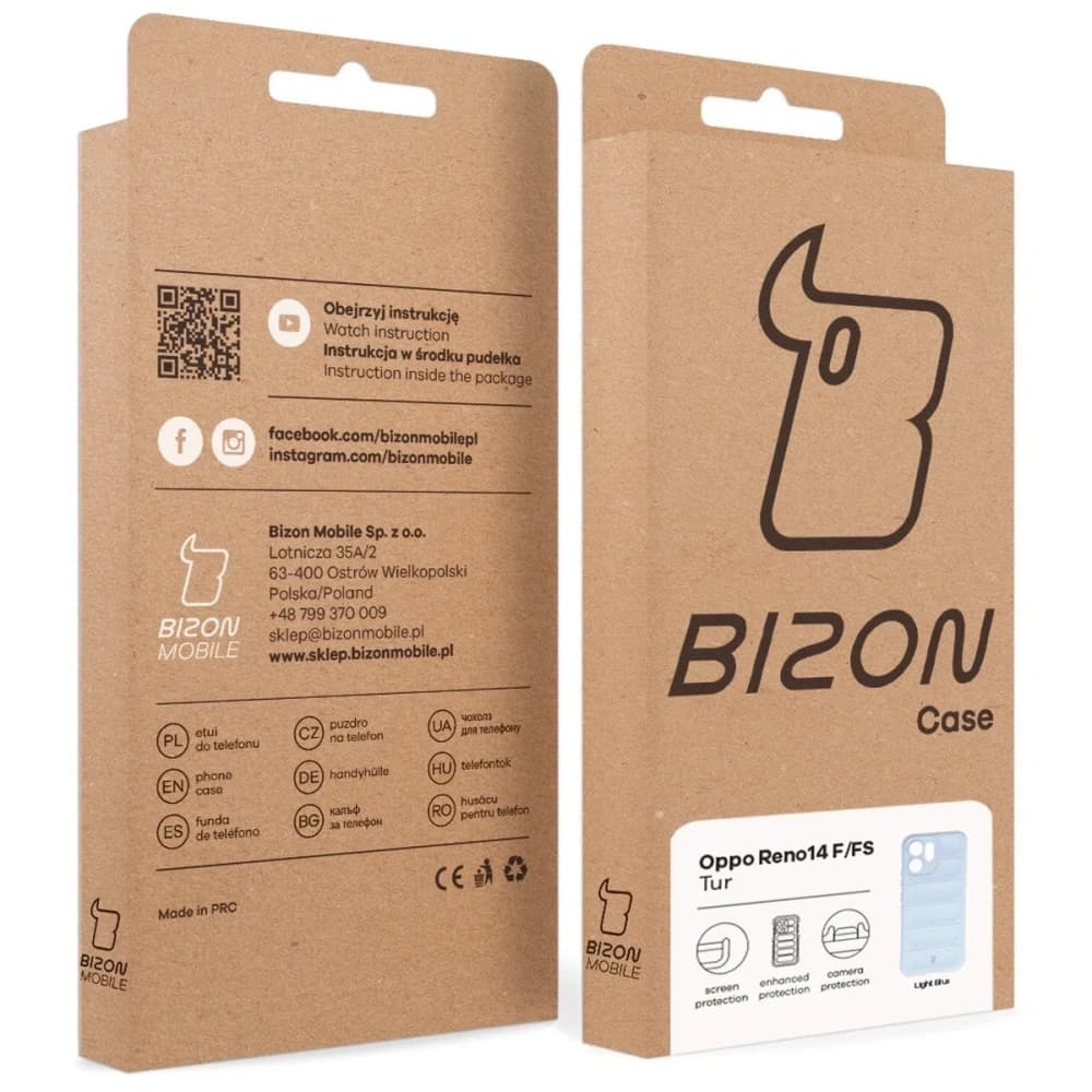 Bizon Case Tur Oppo Reno 14 F / 14 FS light blue - 9