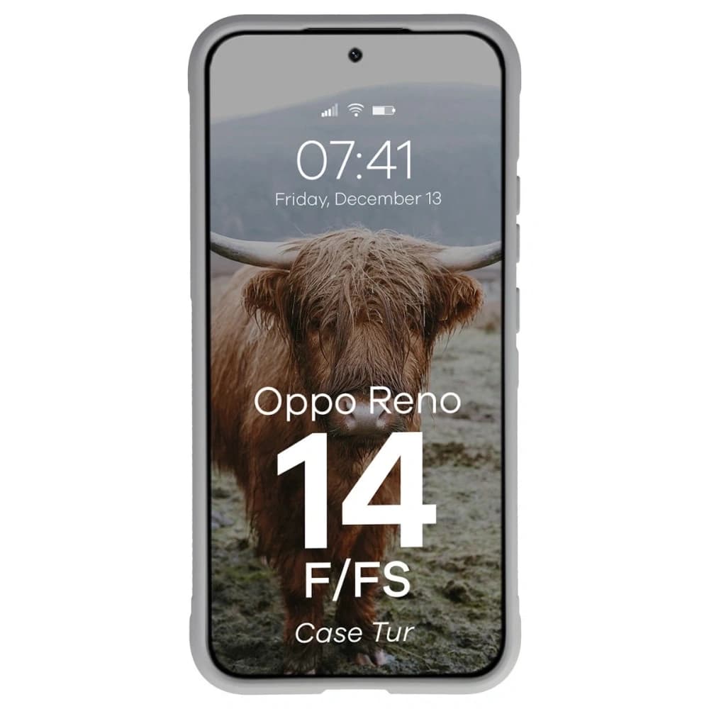Bizon Case Tur Oppo Reno 14 F / 14 FS light grey - 5